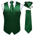GentCrest Green Solid Vest Set - Image 1