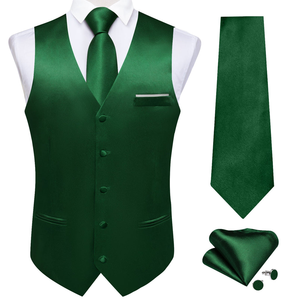 GentCrest Green Solid Vest Set - Image 2