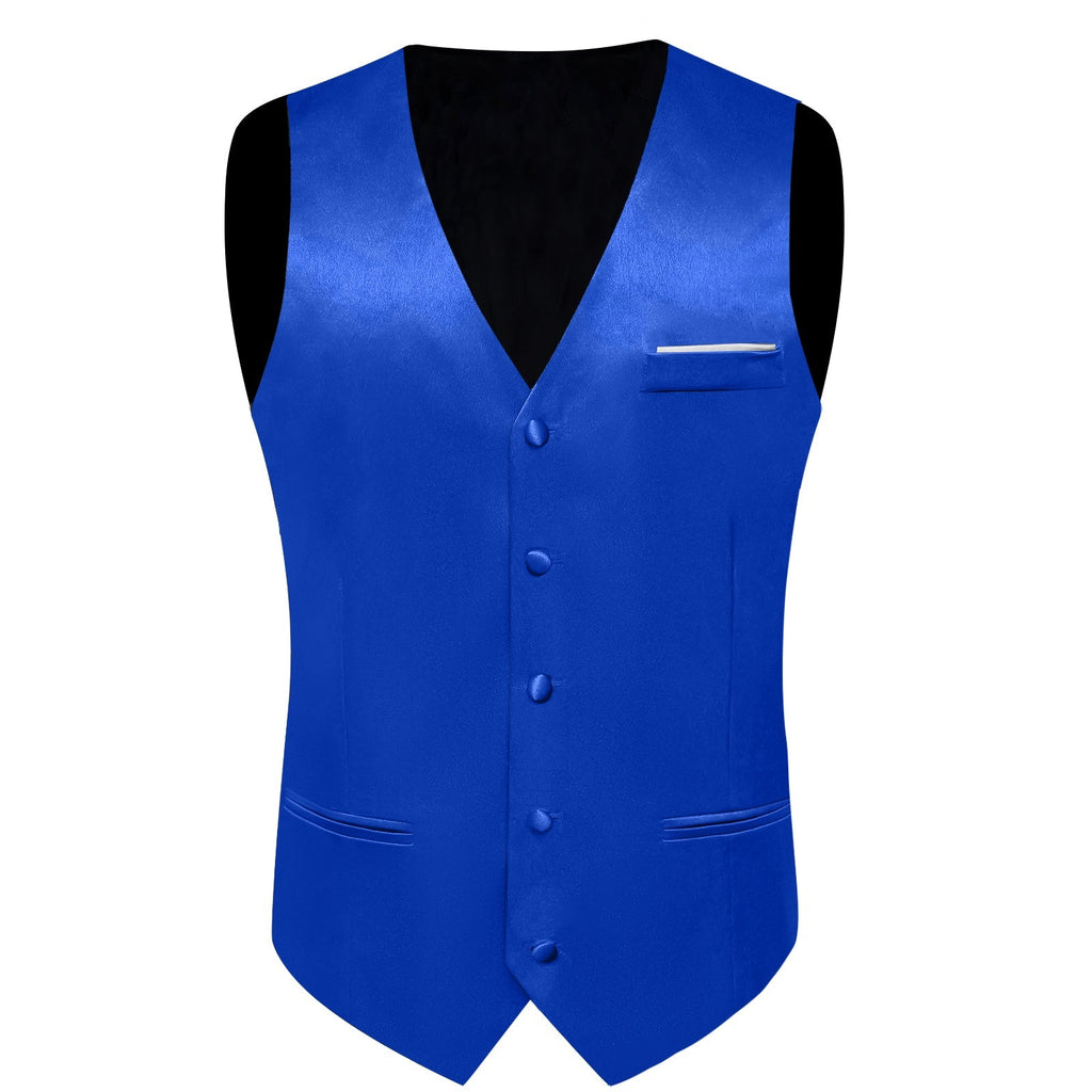 GentCrest Blue Solid Vest Set - Image 4