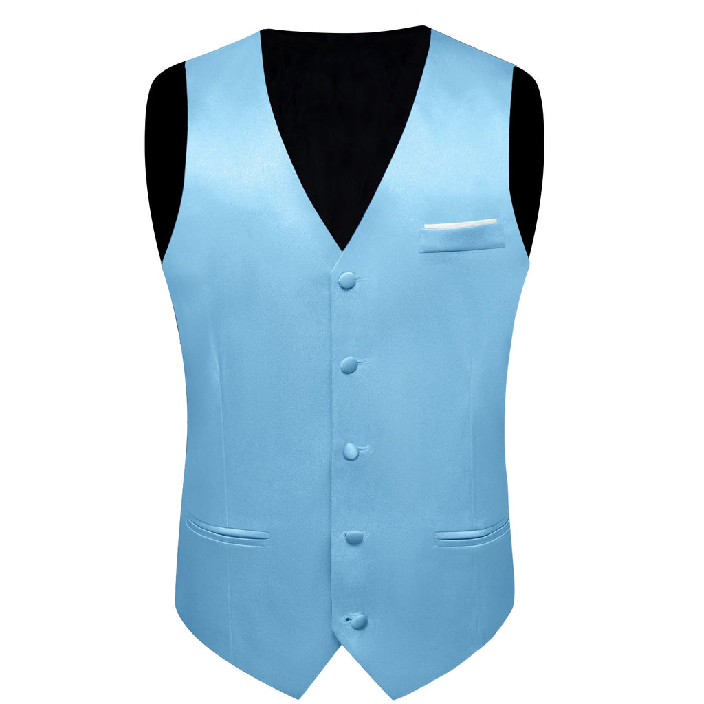 GentCrest Blue Solid Vest Set - Image 4
