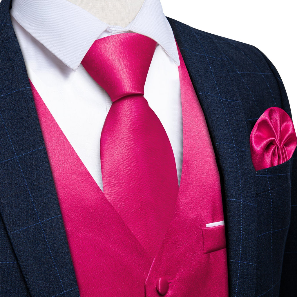 GentCrest Pink Solid Vest Set - Image 7