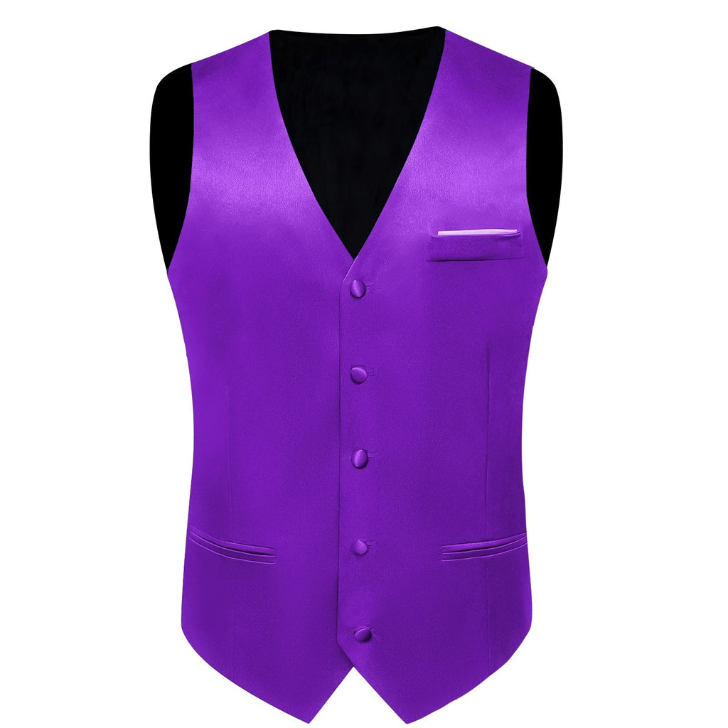 GentCrest Purple Solid Vest Set - Image 4