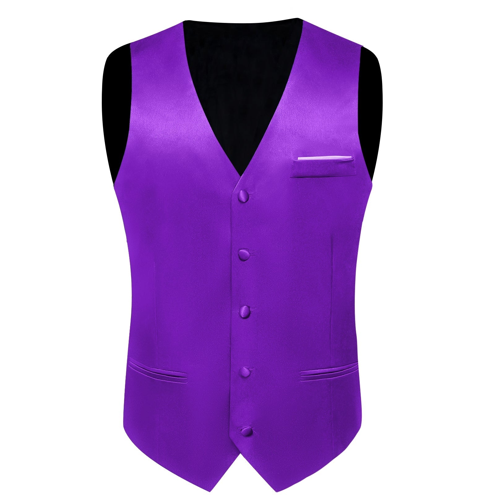 GentCrest Purple Solid Vest Set - Image 4