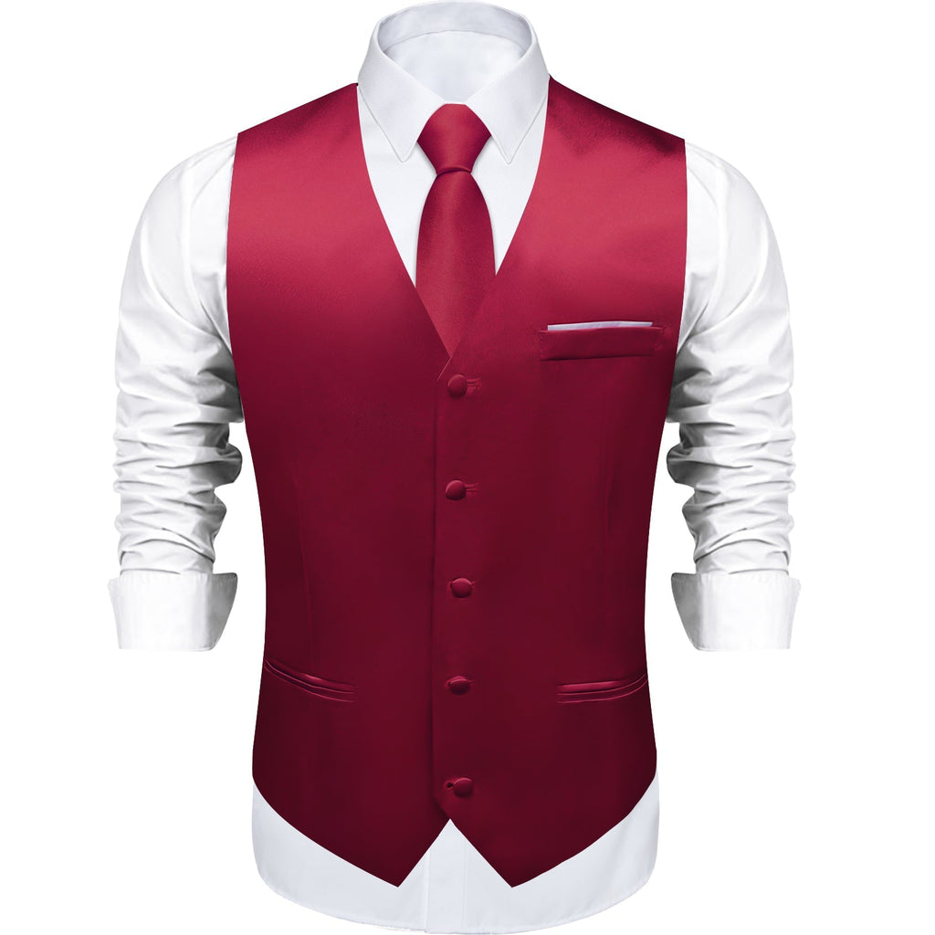 GentCrest Red Solid Vest Set - Image 3