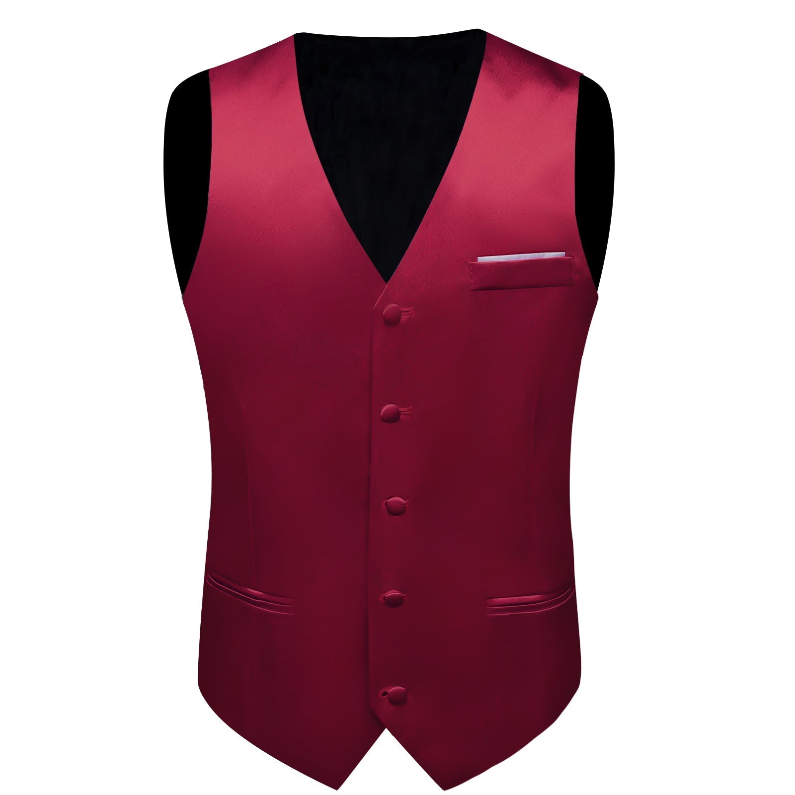 GentCrest Red Solid Vest Set - Image 4