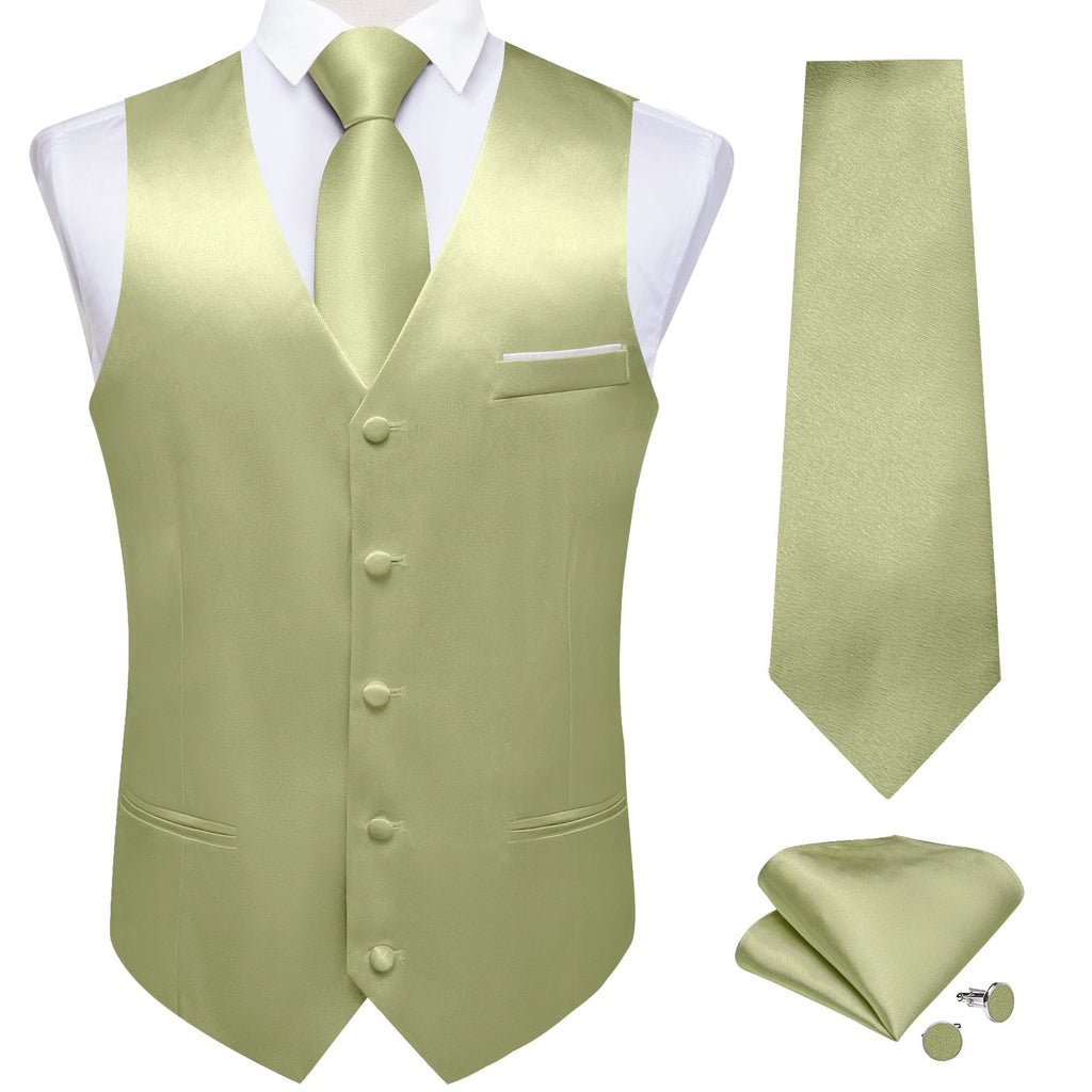 GentCrest Green Solid Vest Set - Image 2