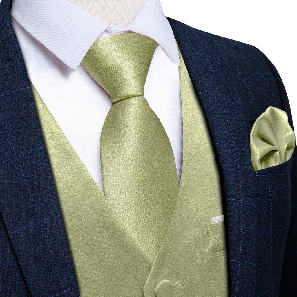 GentCrest Green Solid Vest Set - Image 1