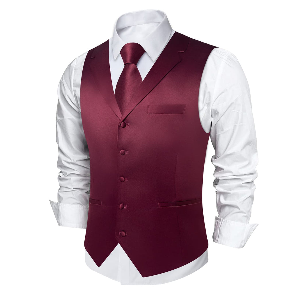 GentCrest Red Solid Vest Set - Image 4