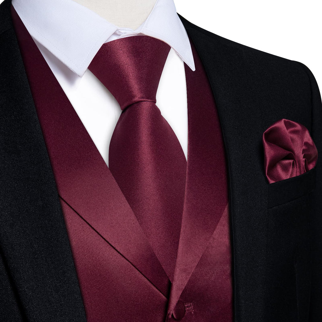 GentCrest Red Solid Vest Set - Image 1