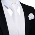 GentCrest White Solid Vest Set - Image 1