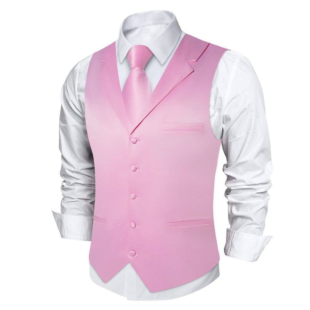 GentCrest Pink Solid Vest Set - Image 4