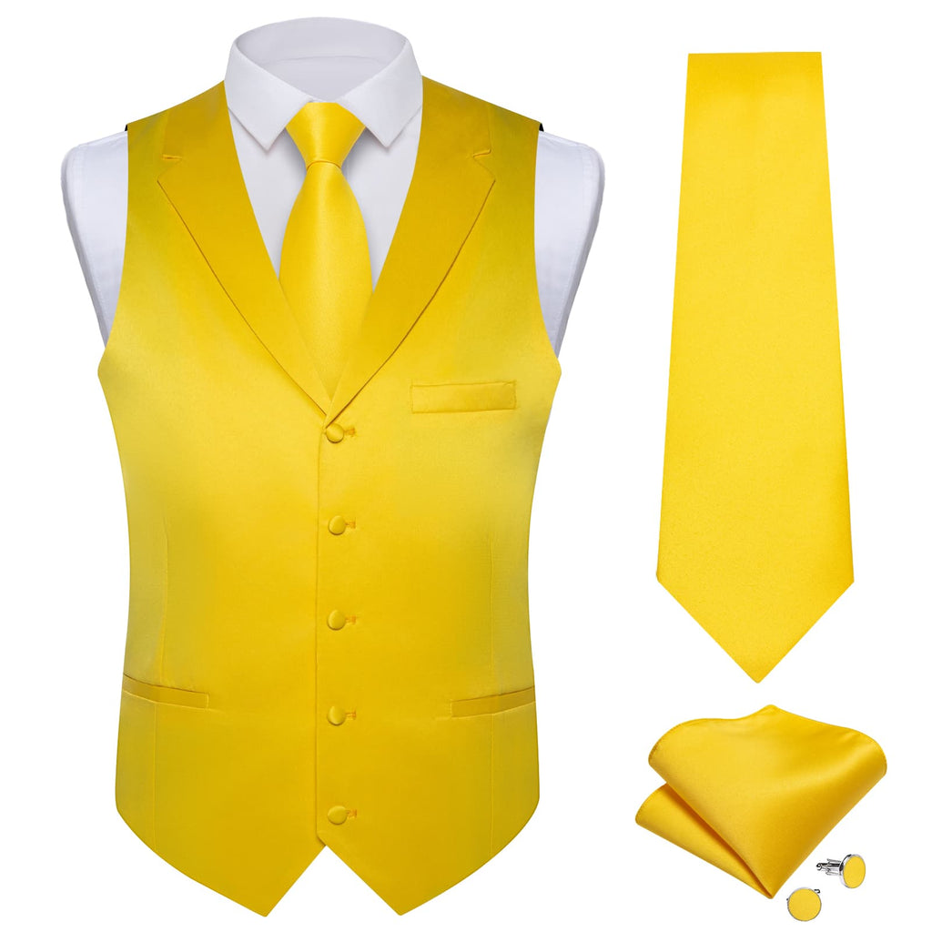 GentCrest Yellow Solid Vest Set - Image 2