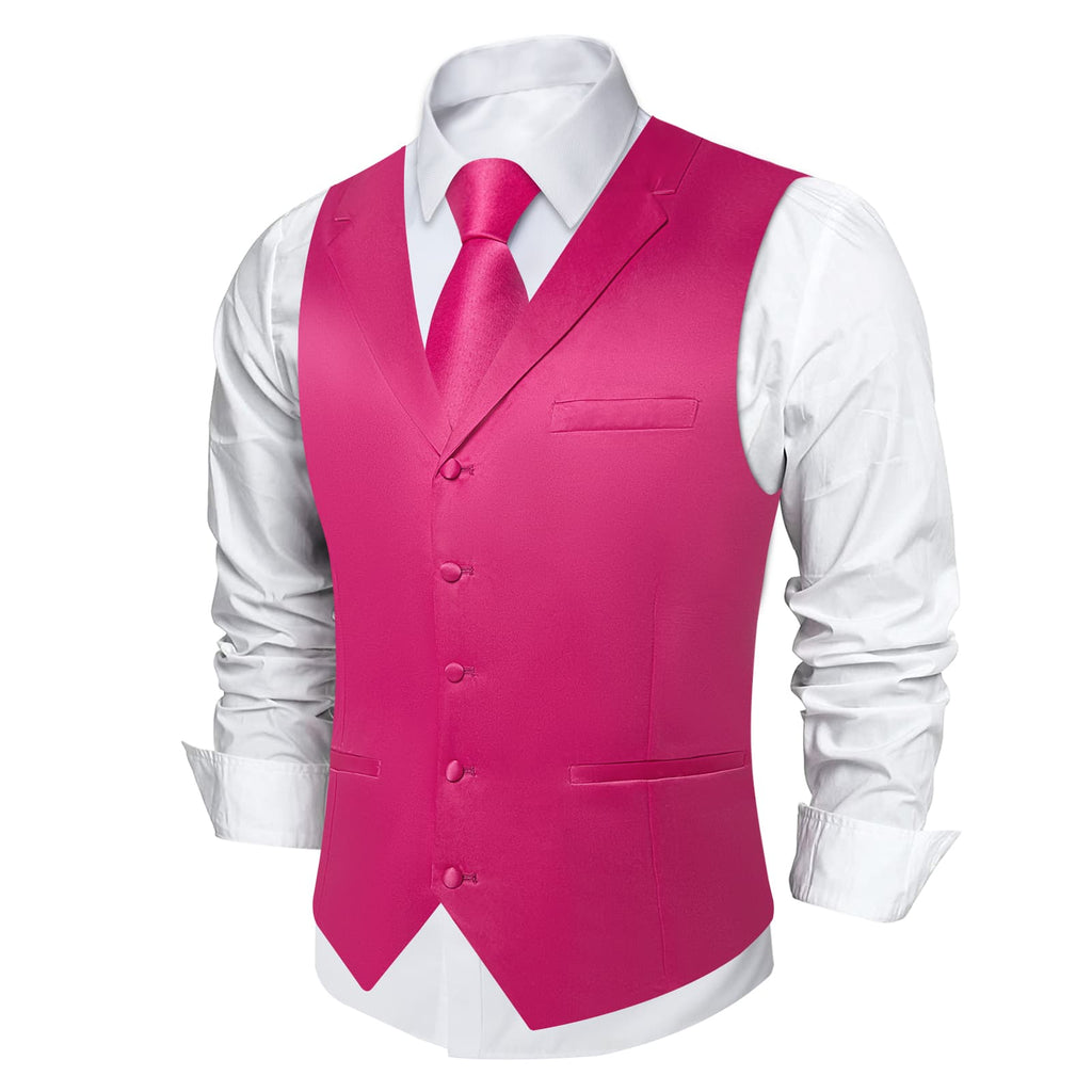 GentCrest Pink Solid Vest Set - Image 4