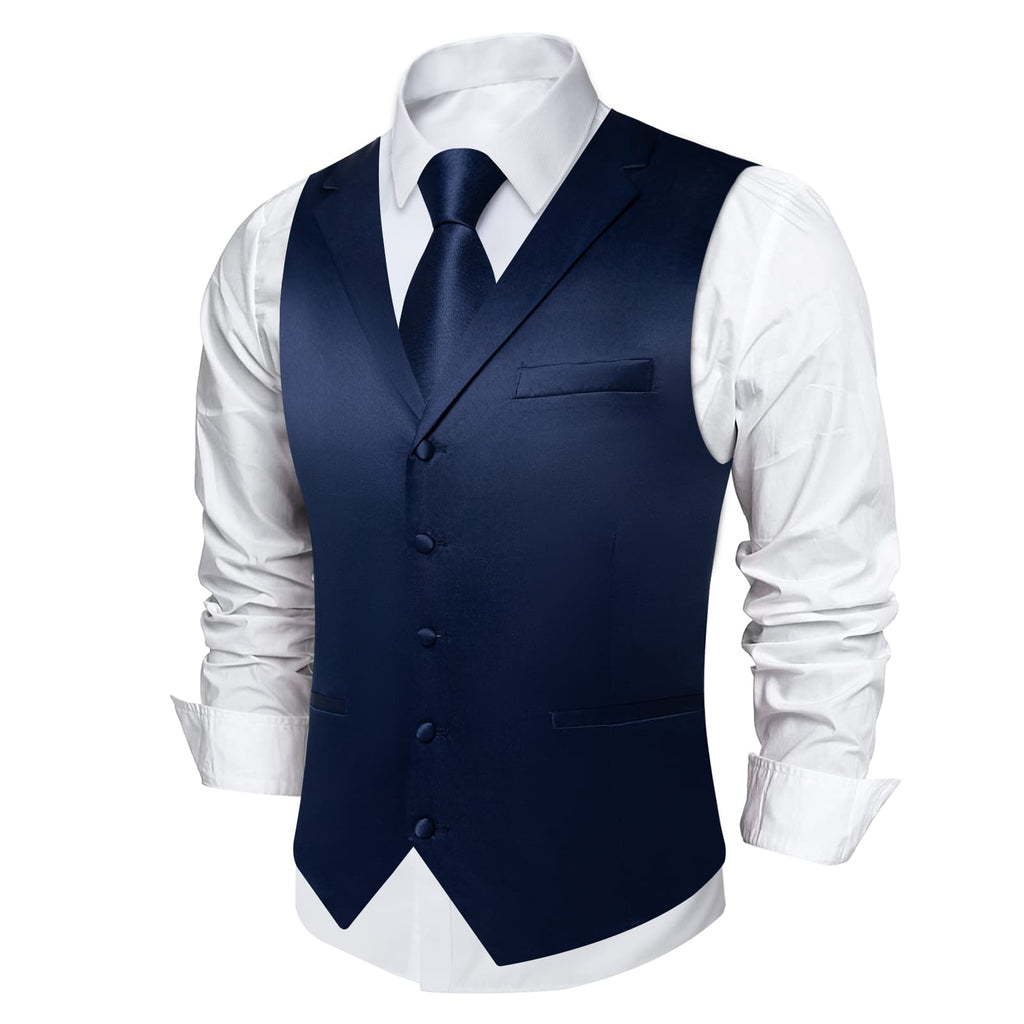 GentCrest Blue Solid Vest Set - Image 4