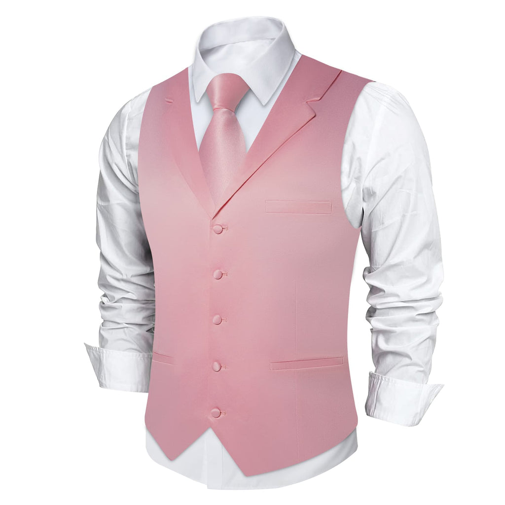 GentCrest Pink Solid Vest Set - Image 4
