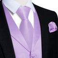 GentCrest Purple Solid Vest Set - Image 1