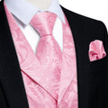 GentCrest Pink Paisley Vest Set - Image 1