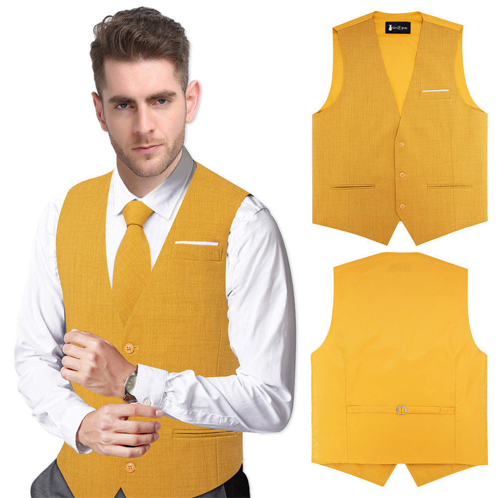 GentCrest Black Solid Vest Set - Image 6