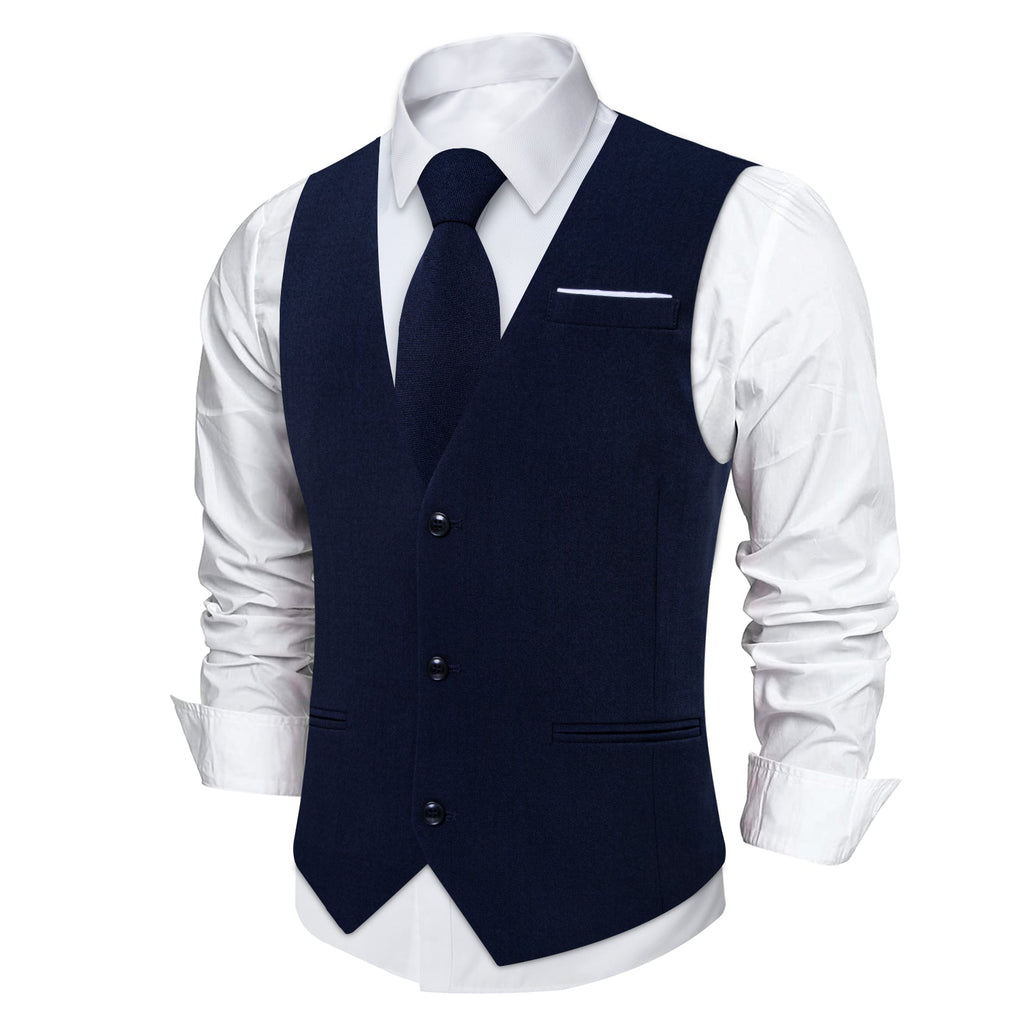 GentCrest Blue Solid Vest Set - Image 4