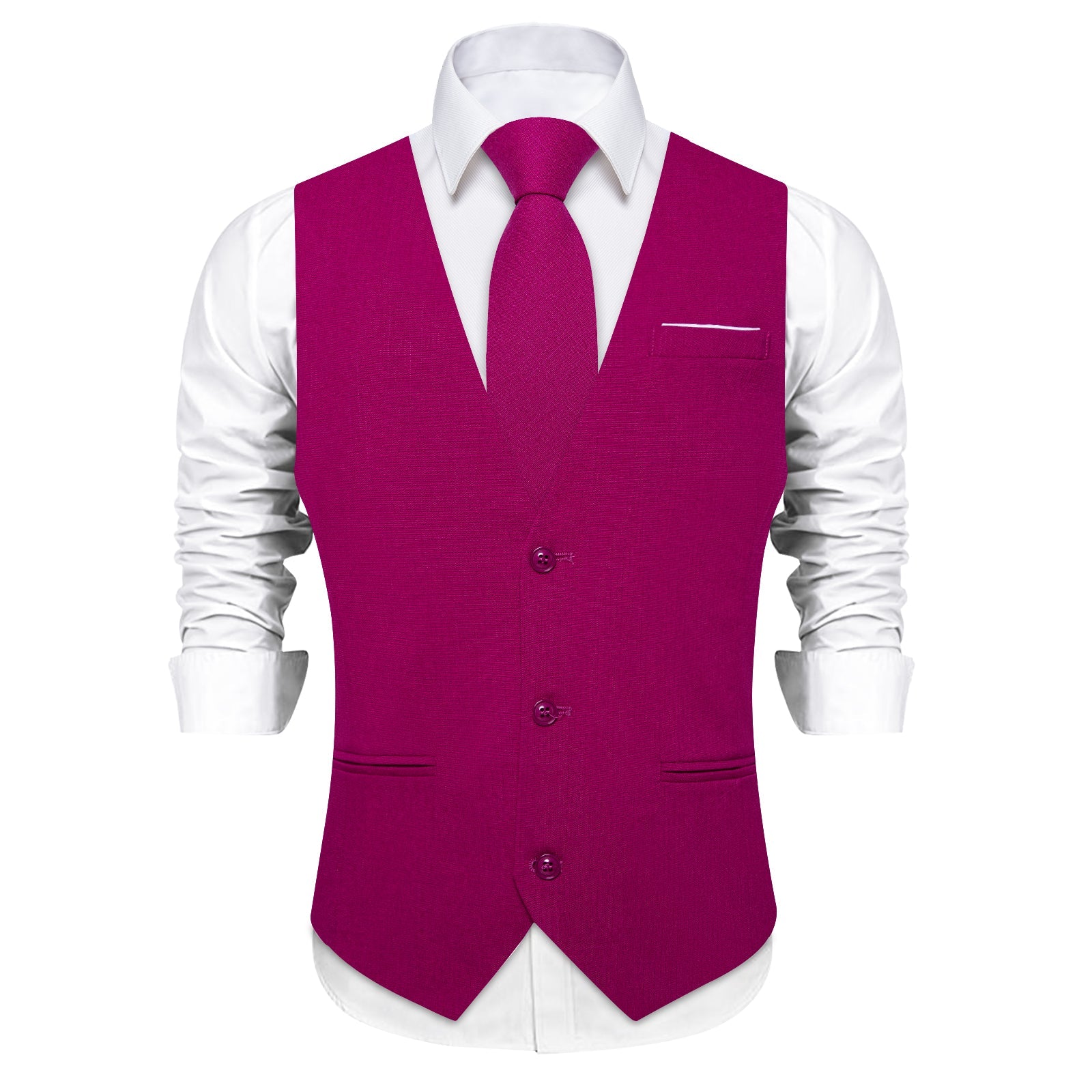 GentCrest Red Solid Vest Set - Image 3