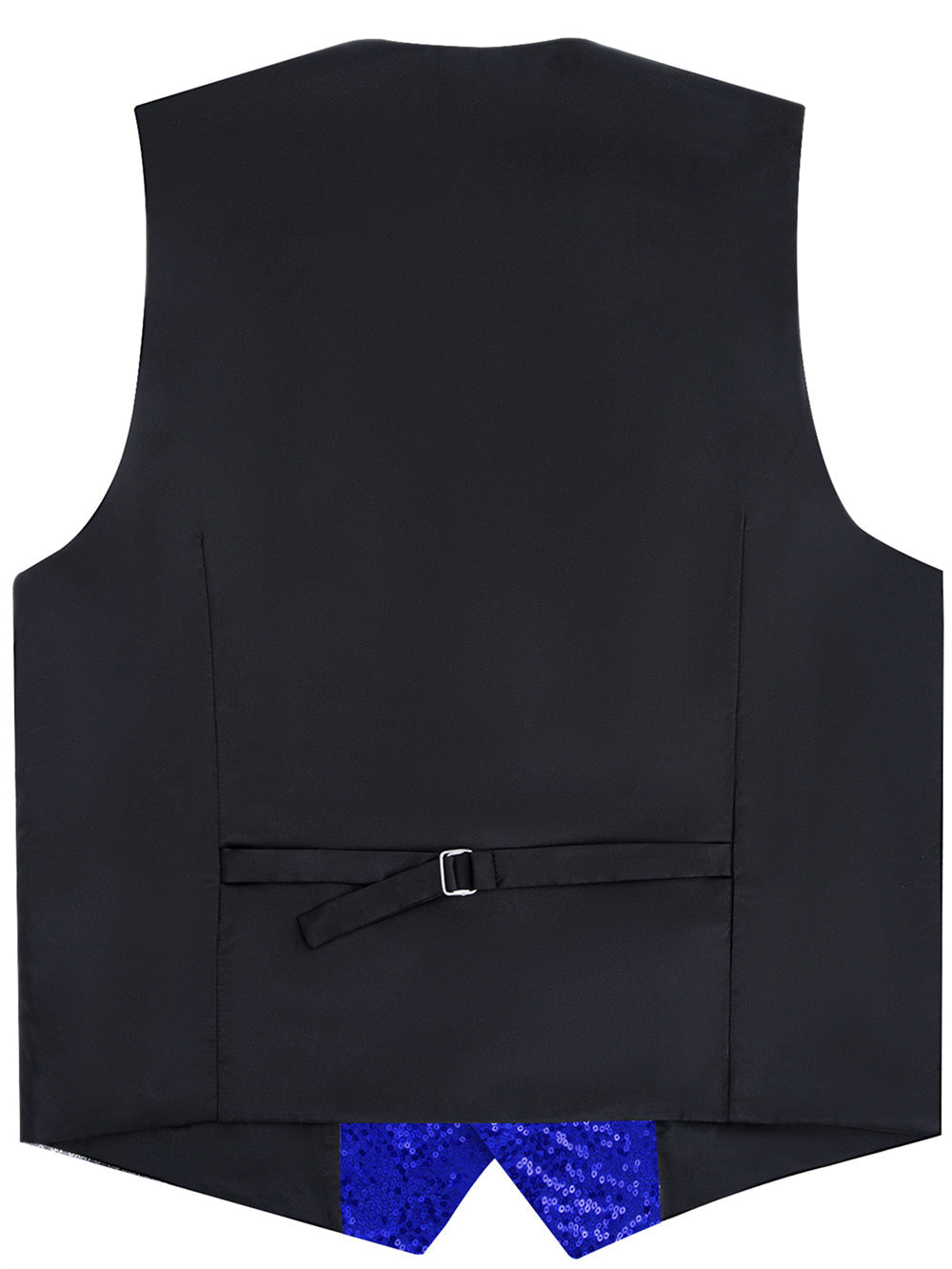 GentCrest Blue Sequin Vest Set - Image 7