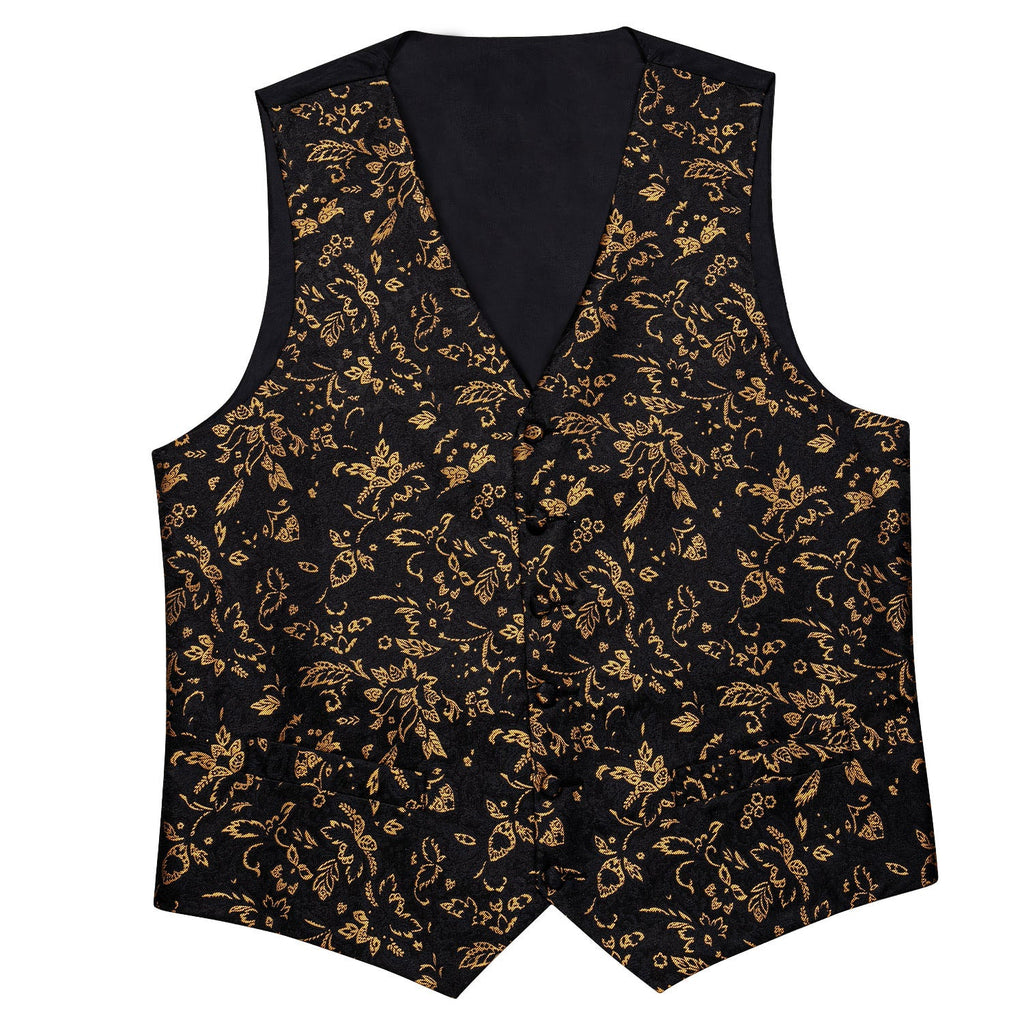 GentCrest Black Floral Vest Set - Image 4