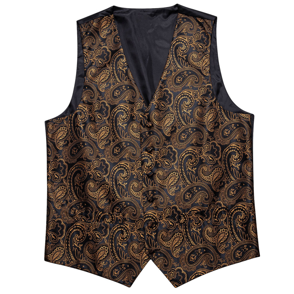 GentCrest Black Paisley Vest Set - Image 5