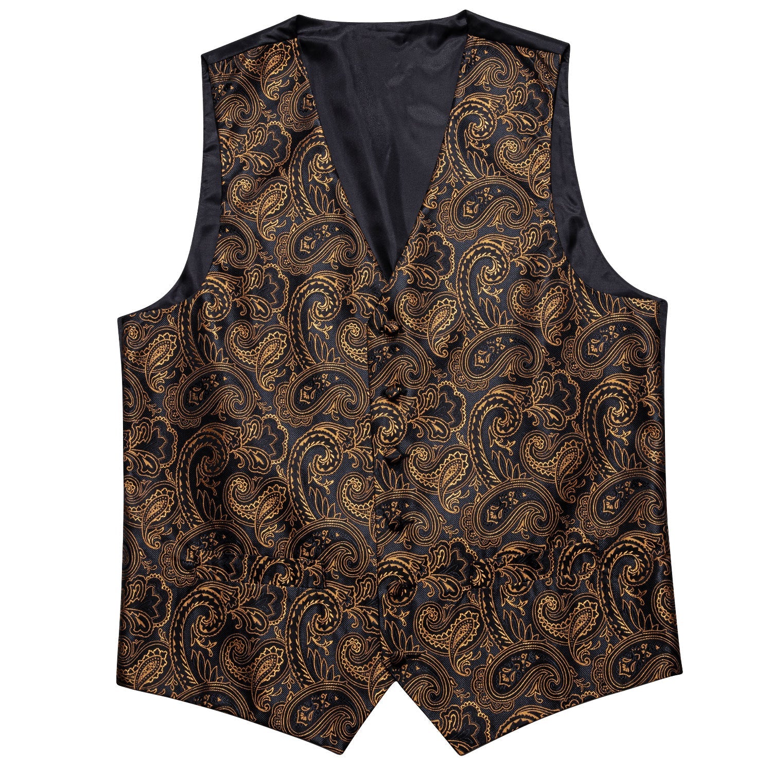 GentCrest Black Paisley Vest Set - Image 5