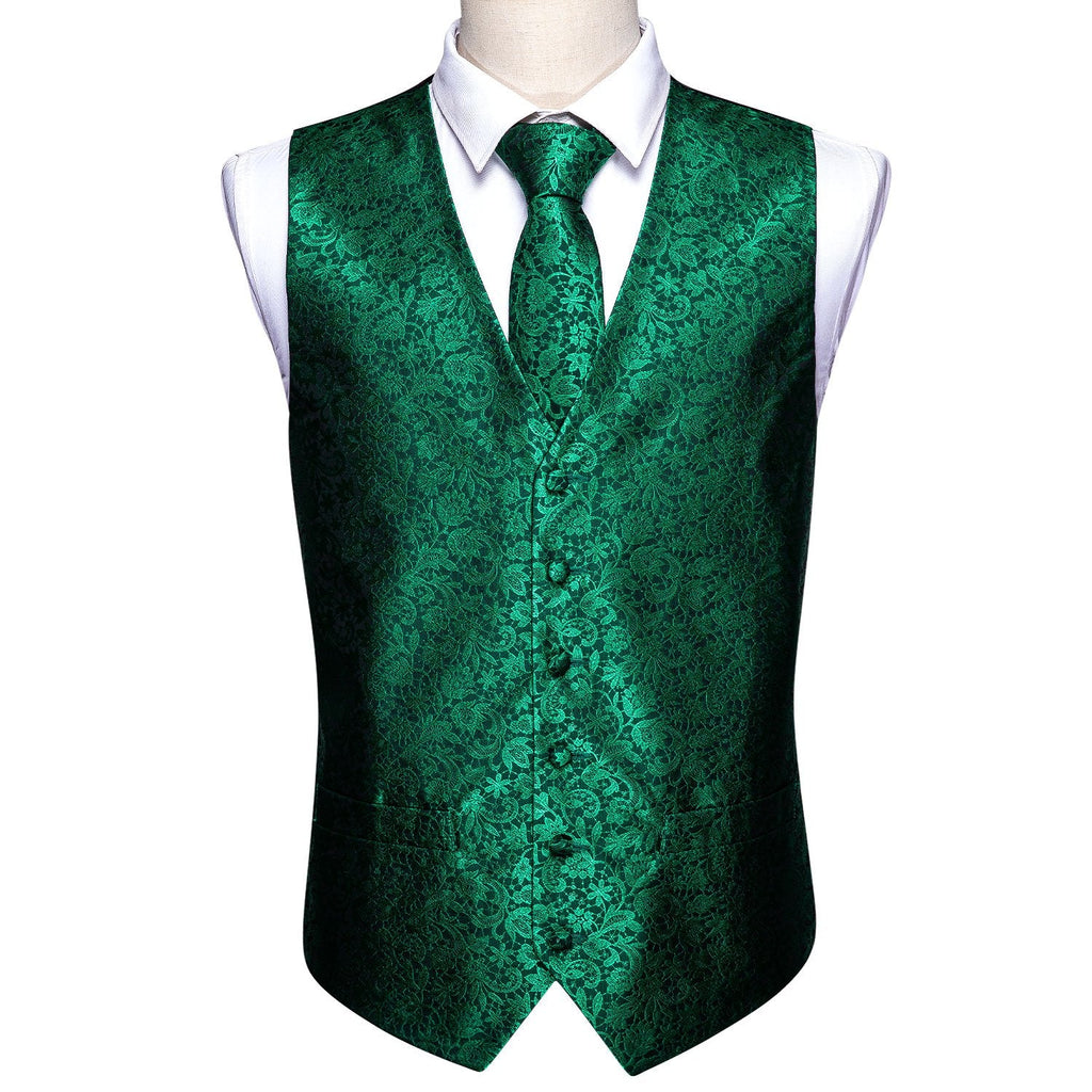 GentCrest Black Floral Vest Set - Image 3