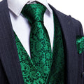 GentCrest Black Floral Vest Set - Image 1