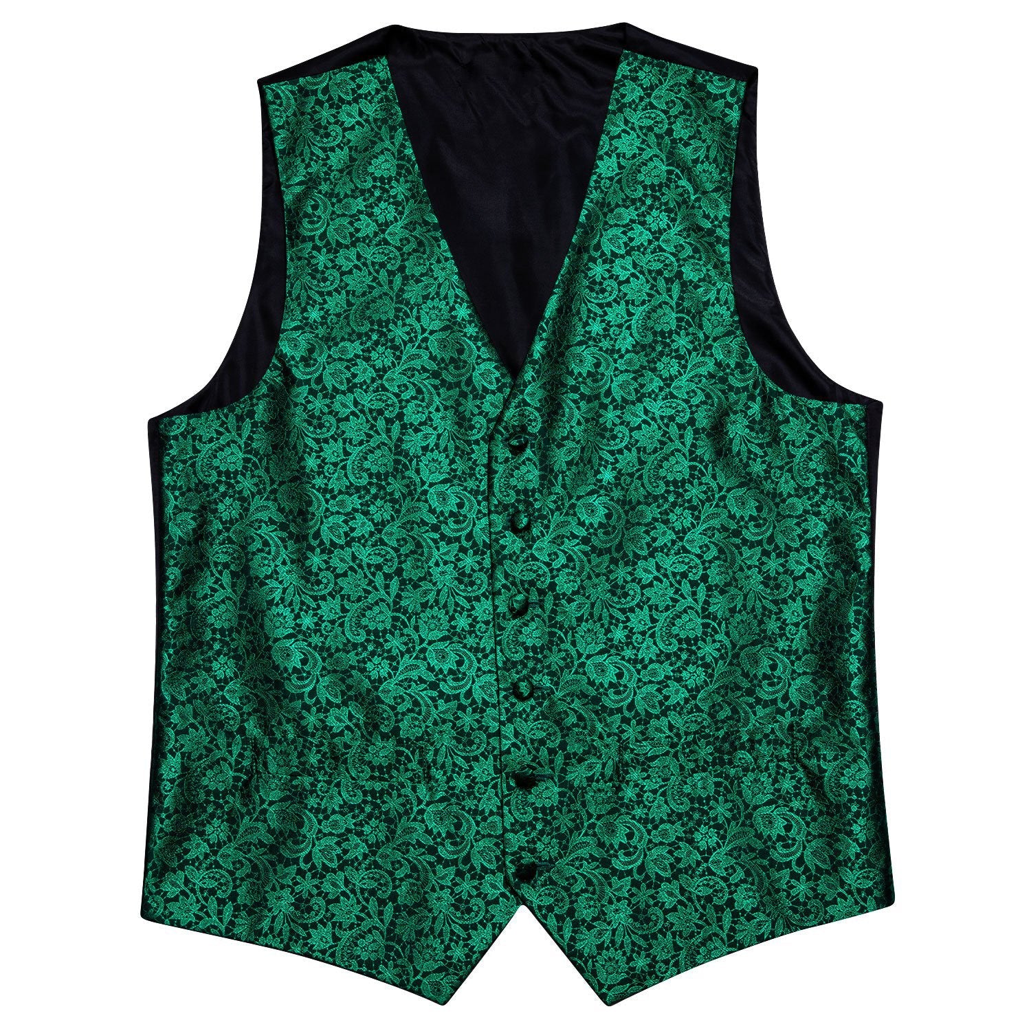 GentCrest Black Floral Vest Set - Image 5