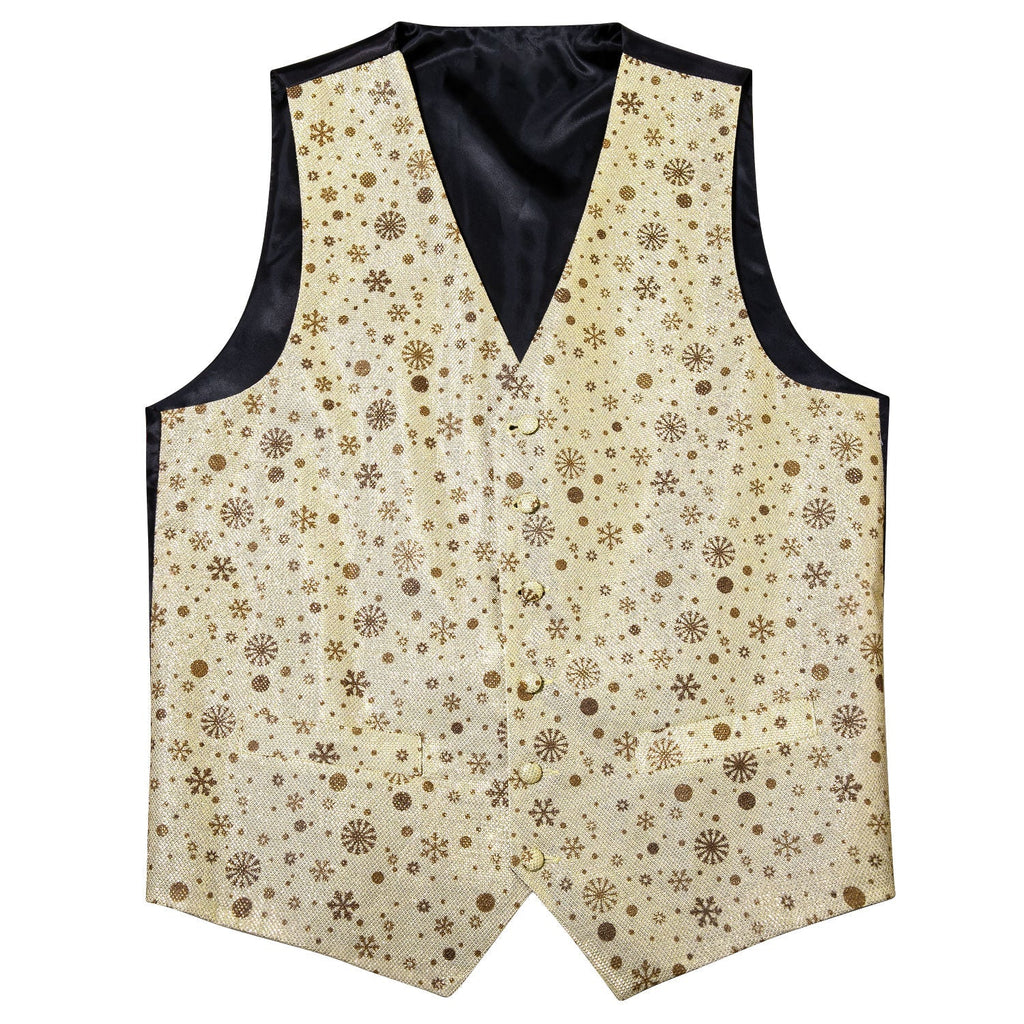 Champagne and Brown Vest Set - GentCrest - View 3
