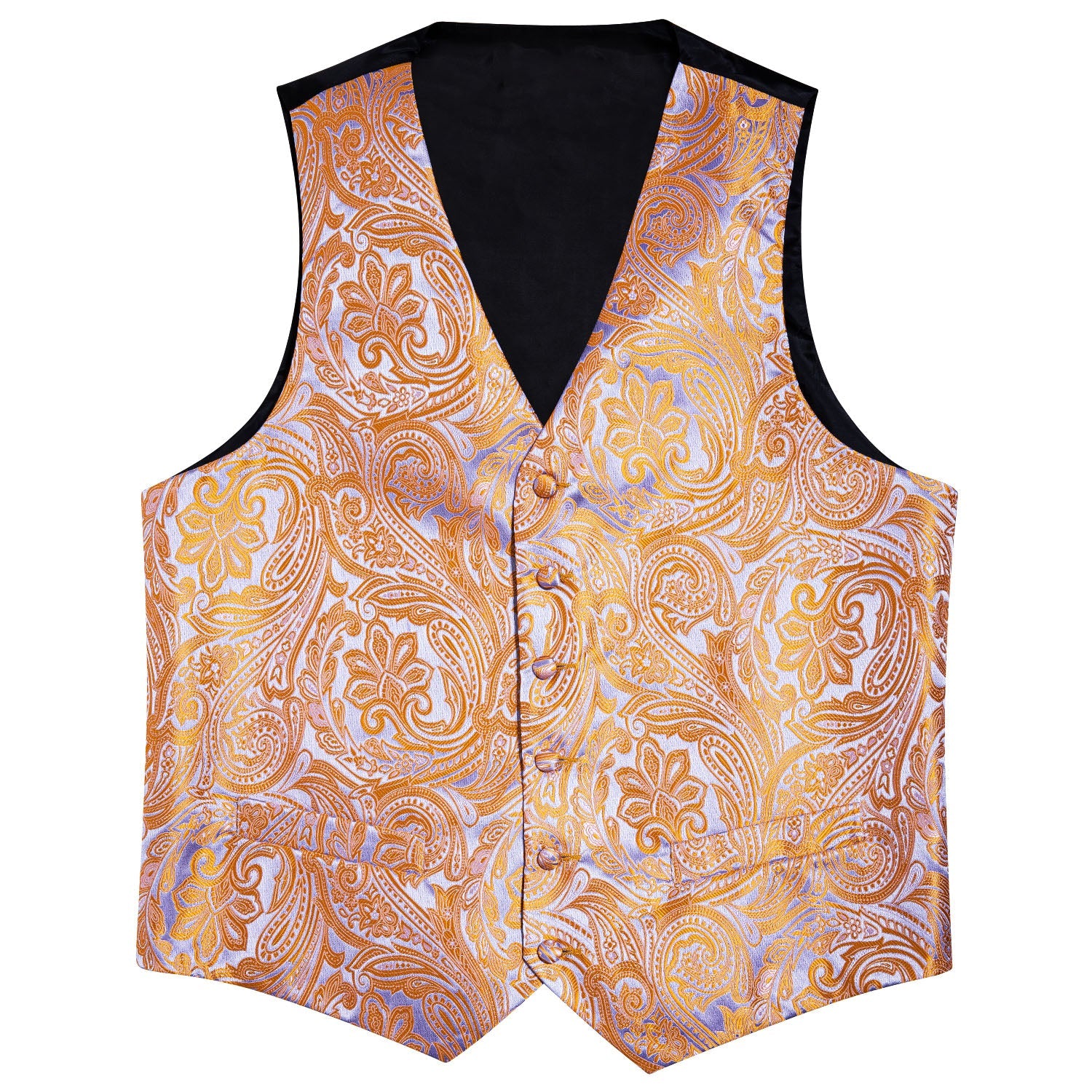 GentCrest Silver Paisley Vest Set - Image 5