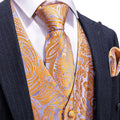 GentCrest Silver Paisley Vest Set - Image 1