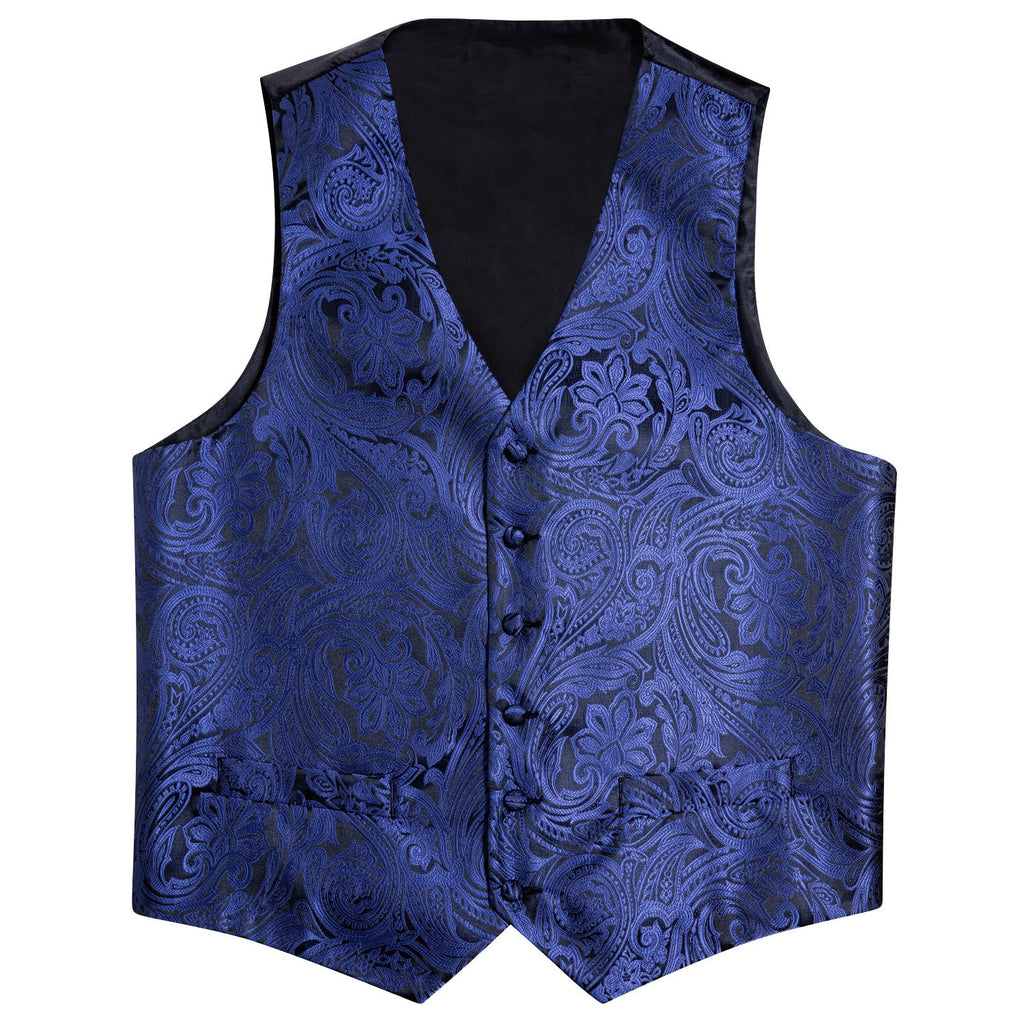 GentCrest Blue Paisley Vest Set - Image 6