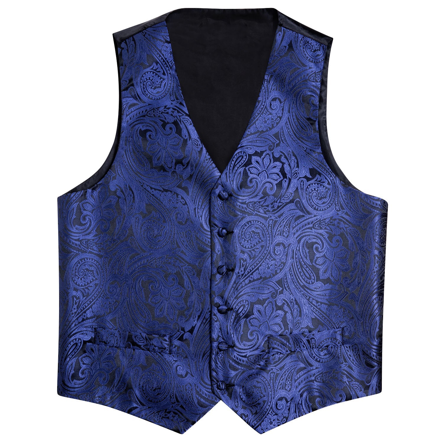GentCrest Blue Paisley Vest Set - Image 6