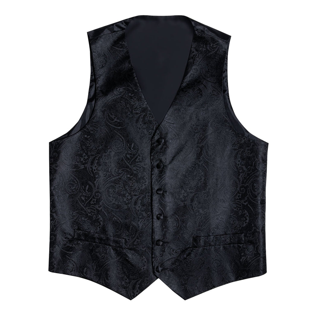 GentCrest Black Paisley Vest Set - Image 5