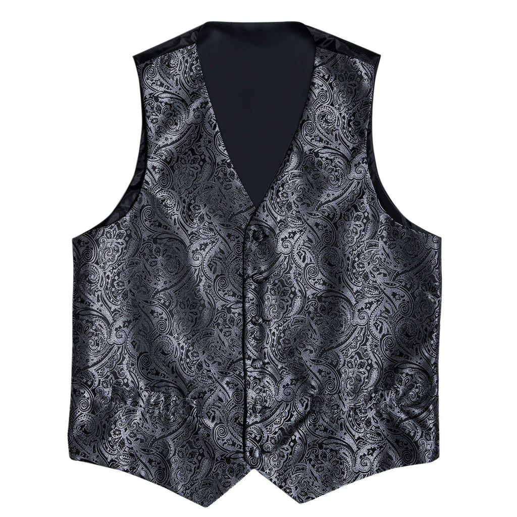 GentCrest Black Paisley Vest Set - Image 6