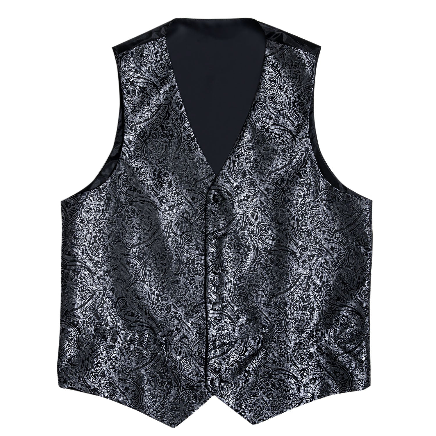 GentCrest Black Paisley Vest Set - Image 6