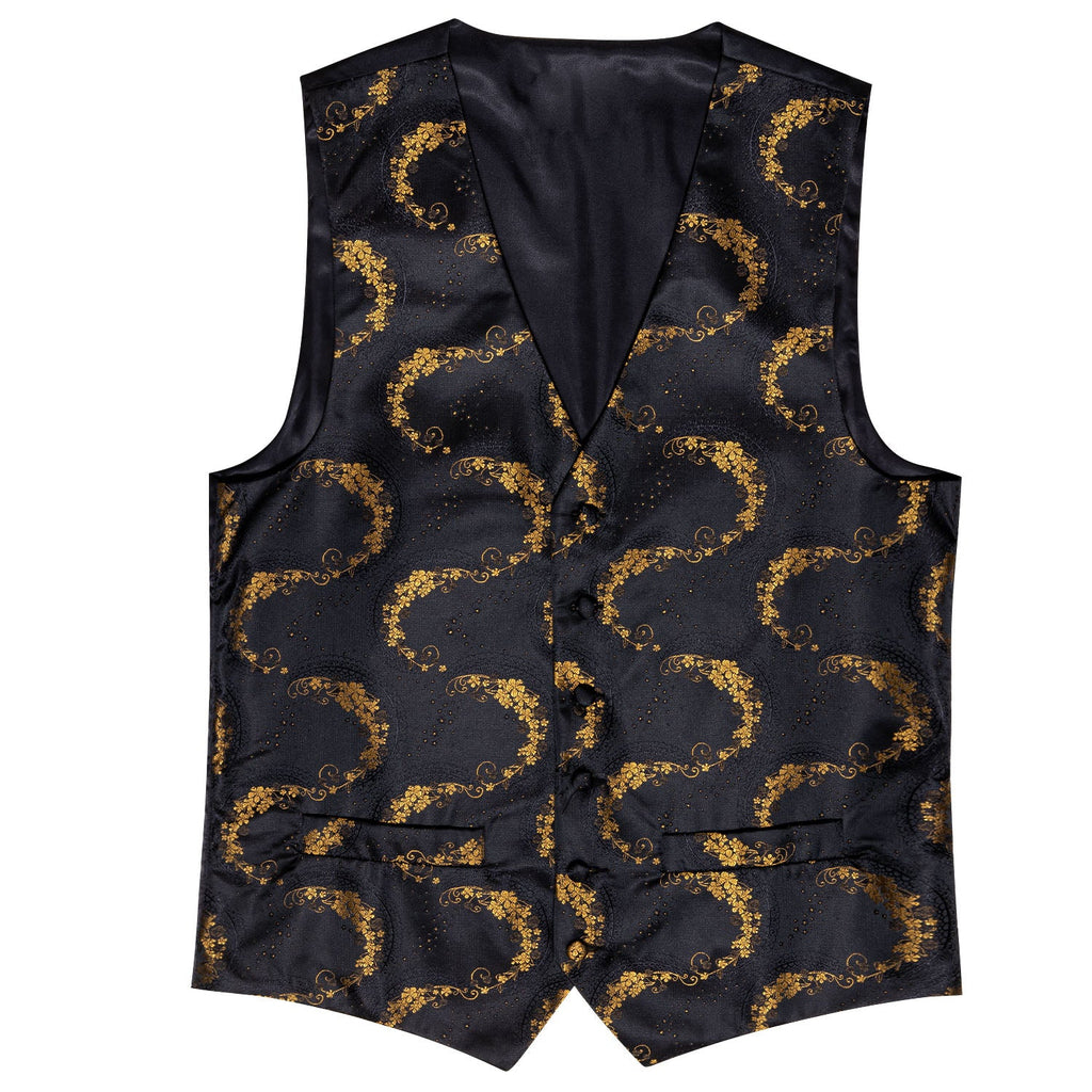 GentCrest Black Floral Vest Set - Image 4