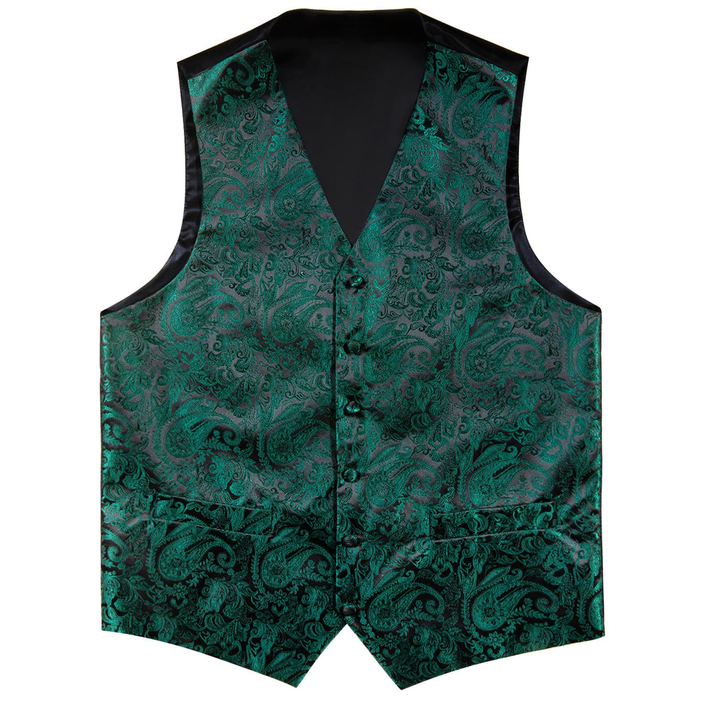 GentCrest Green Paisley Vest Set - Image 6