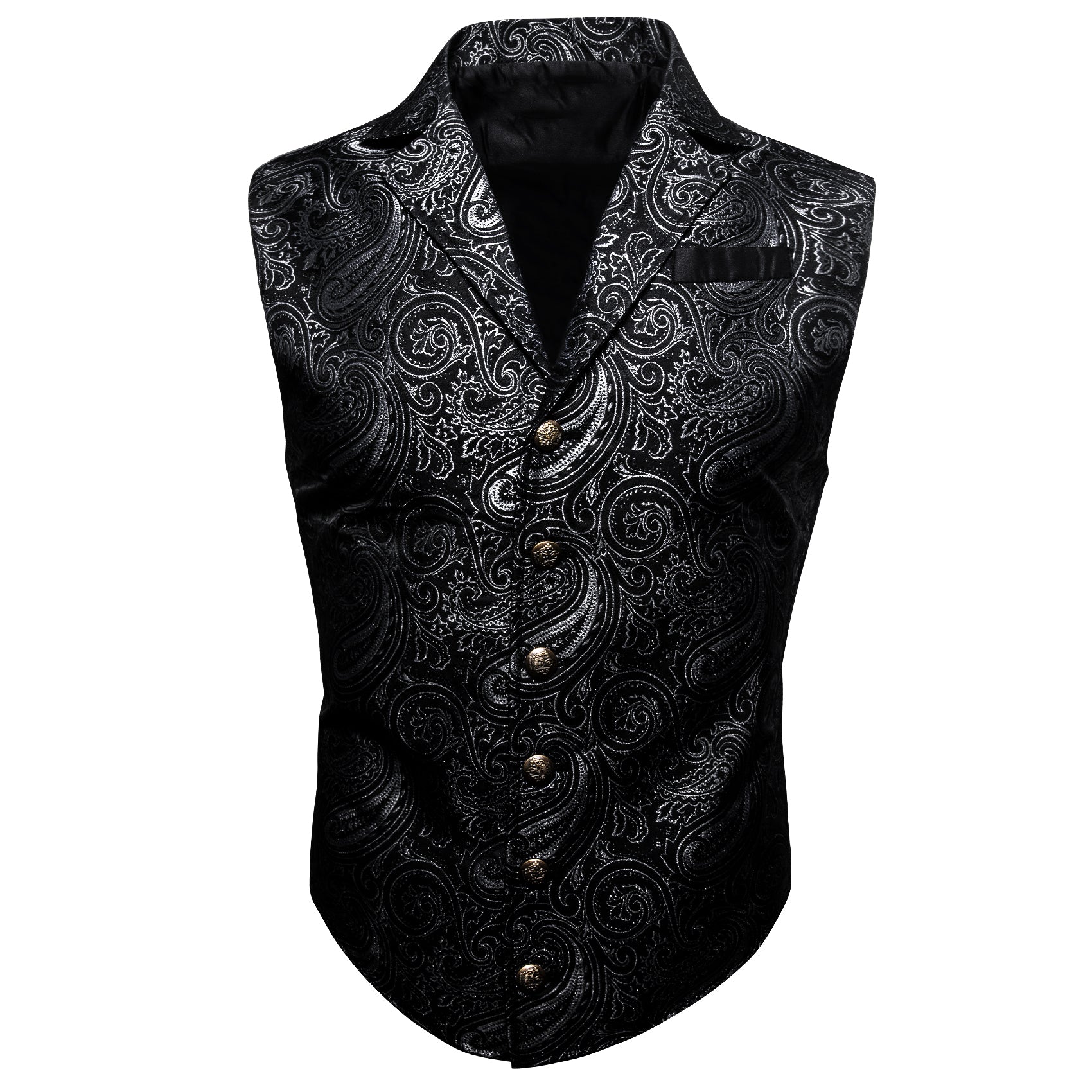 GentCrest Black Paisley Vest Set - Image 3