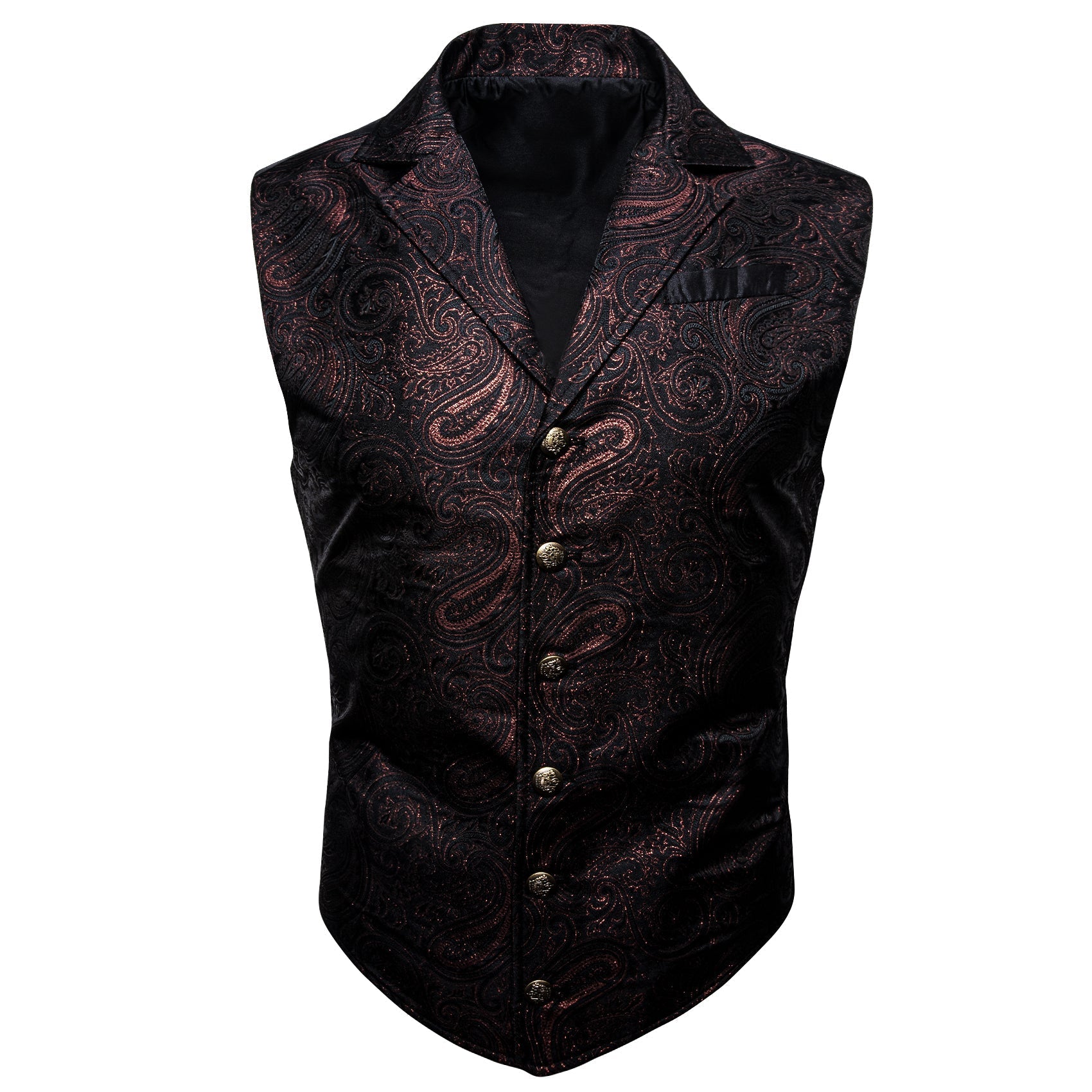 GentCrest Black Paisley Vest Set - Image 3
