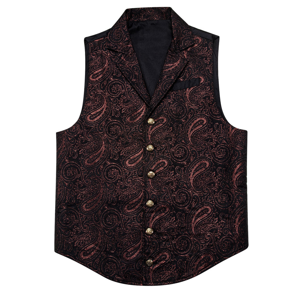 GentCrest Black Paisley Vest Set - Image 2