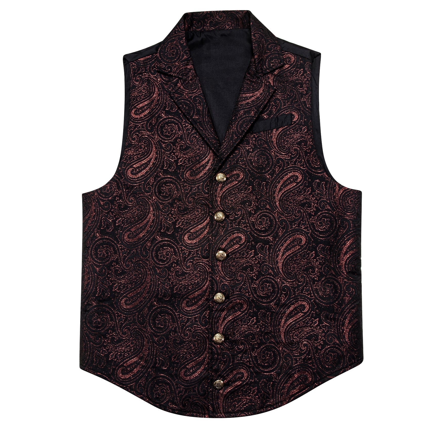 GentCrest Black Paisley Vest Set - Image 2