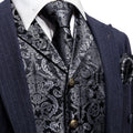 GentCrest Black Paisley Vest Set - Image 1