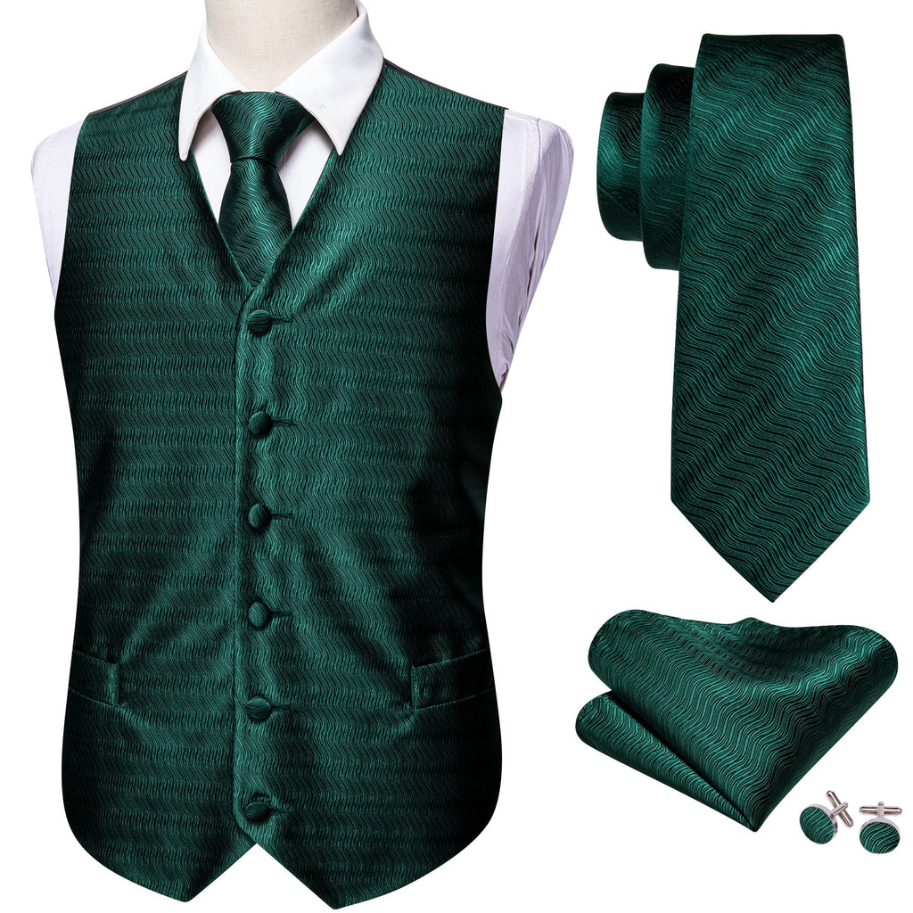 GentCrest Red Textured Vest Set - Image 6
