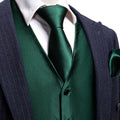 GentCrest Green Solid Vest Set - Image 1