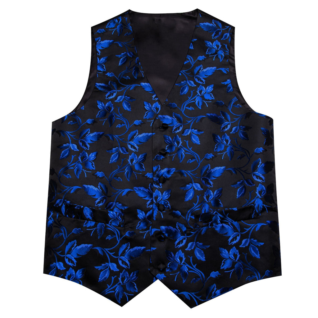 GentCrest Black Floral Vest Set - Image 3