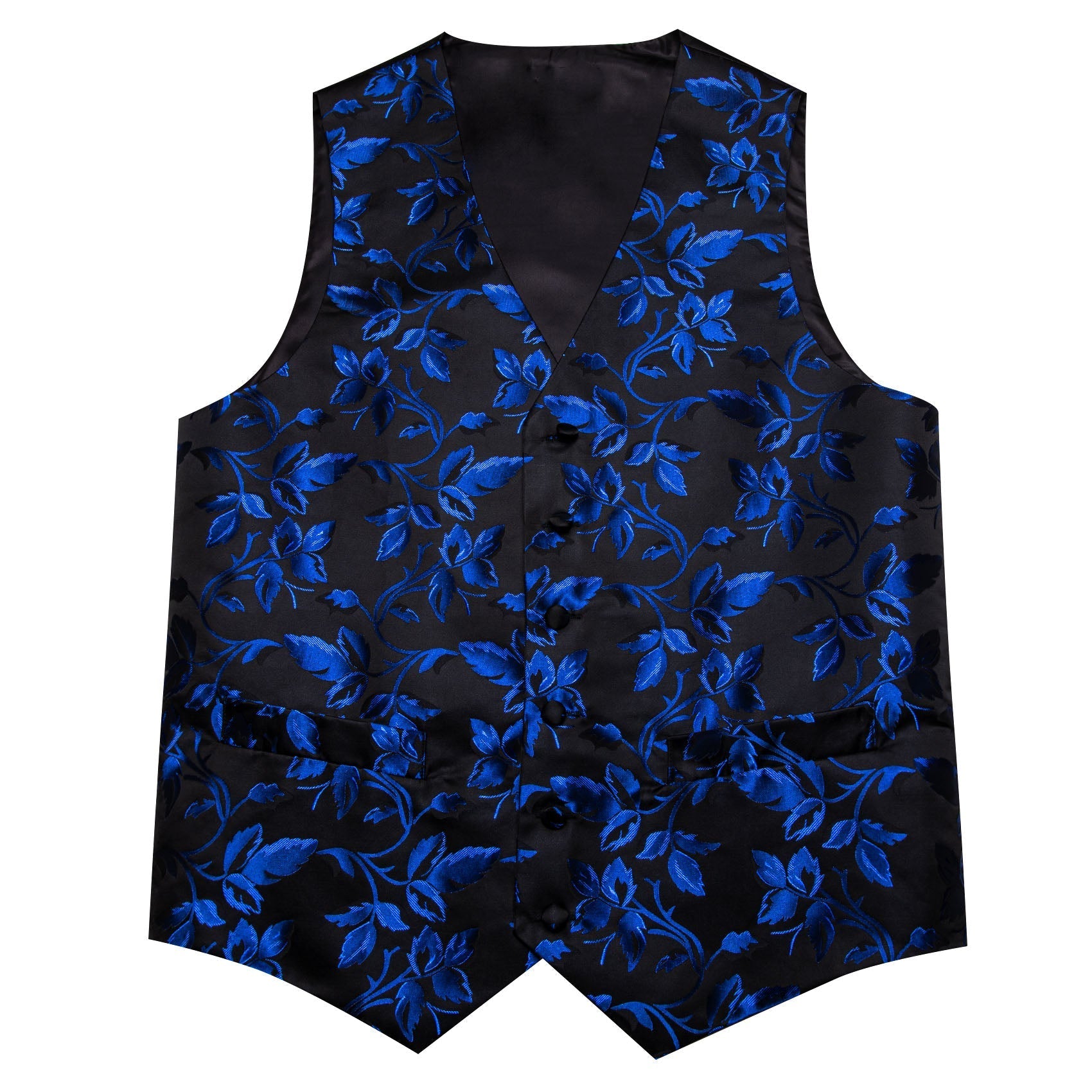GentCrest Black Floral Vest Set - Image 3